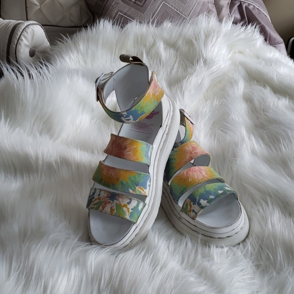 dr martens tie dye sandals